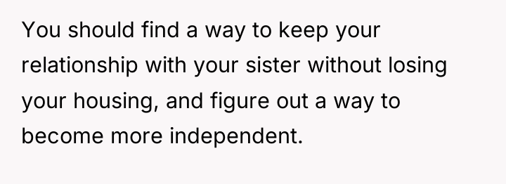 You should find a way to keep your relationship with...