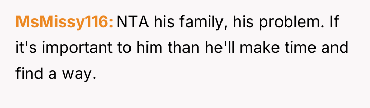 MsMissy116 NTA his family, his problem. If it's important to...