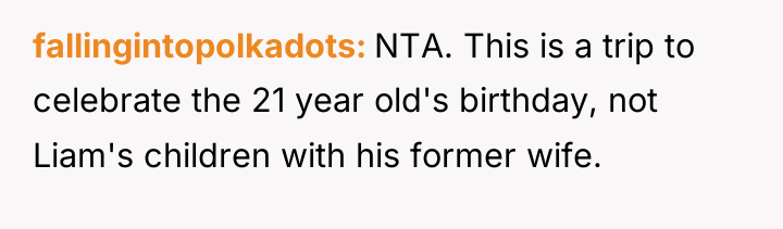 fallingintopolkadots NTA. This is a trip to celebrate the 21...