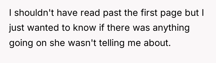 I shouldn't have read past the first page but I...