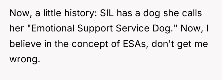 Now, a little history: SIL has a dog she calls...