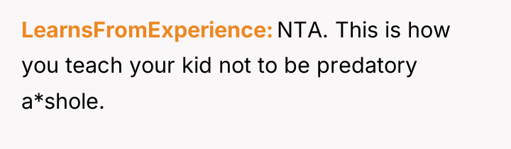 LearnsFromExperience NTA. This is how you teach your kid not...