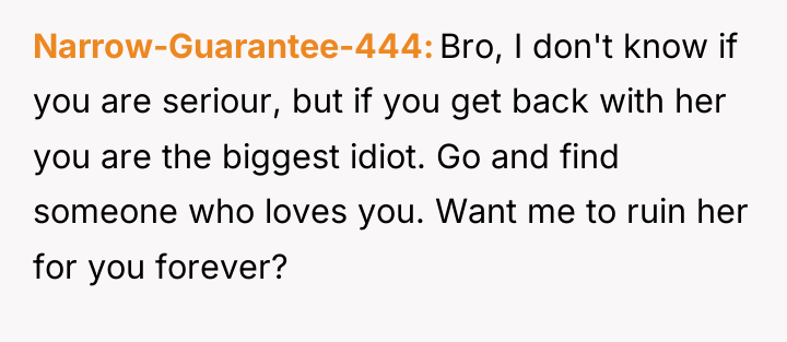 Narrow-Guarantee-444 Bro, I don't know if you are seriour, but...
