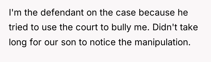I'm the defendant on the case because he tried to...
