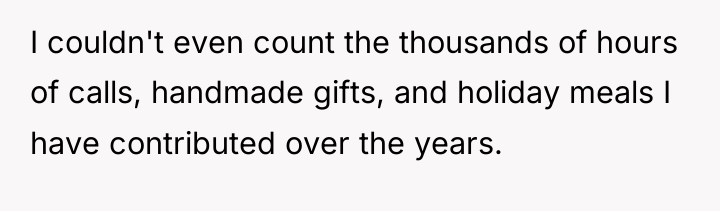 I couldn't even count the thousands of hours of calls,...