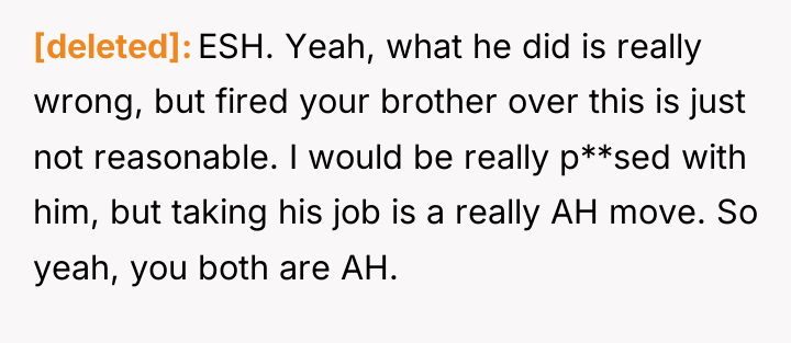[deleted] ESH. Yeah, what he did is really wrong, but...