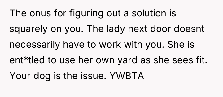 The onus for figuring out a solution is squarely on...