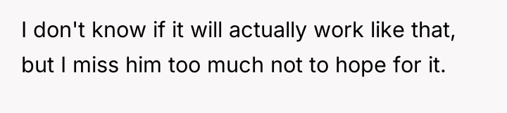 I don't know if it will actually work like that,...