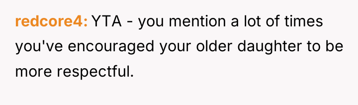 redcore4 YTA - you mention a lot of times you've...