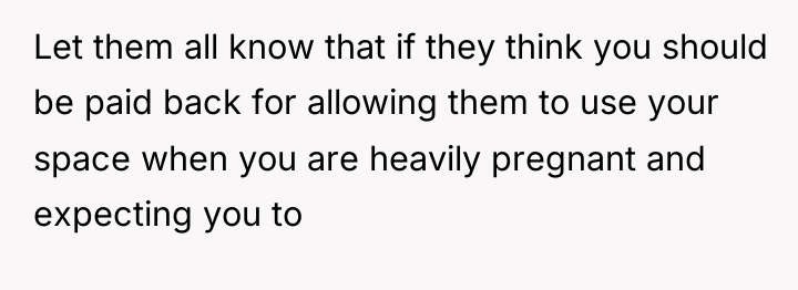 Let them all know that if they think you should...