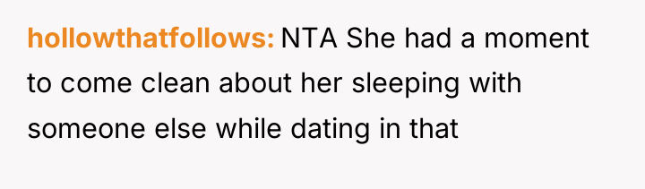 hollowthatfollows NTA She had a moment to come clean about...