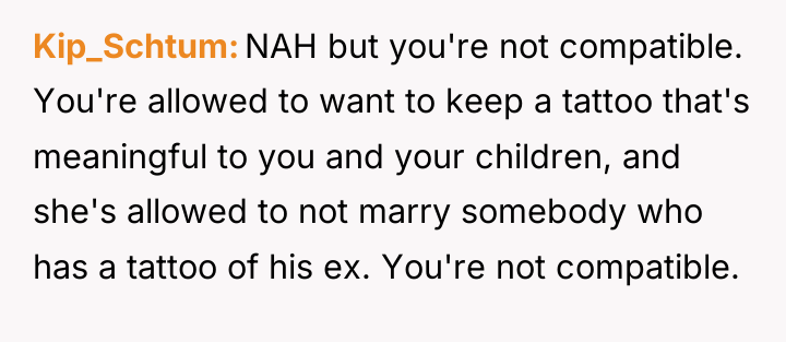 Kip_Schtum NAH but you're not compatible. You're allowed to want...