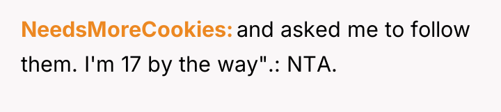 NeedsMoreCookies and asked me to follow them. I'm 17 by...