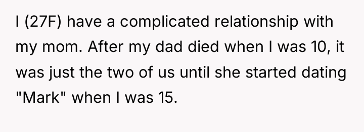I (27F) have a complicated relationship with my mom. After...