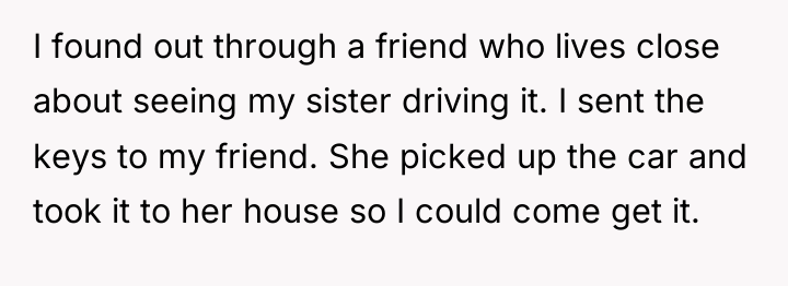I found out through a friend who lives close about...