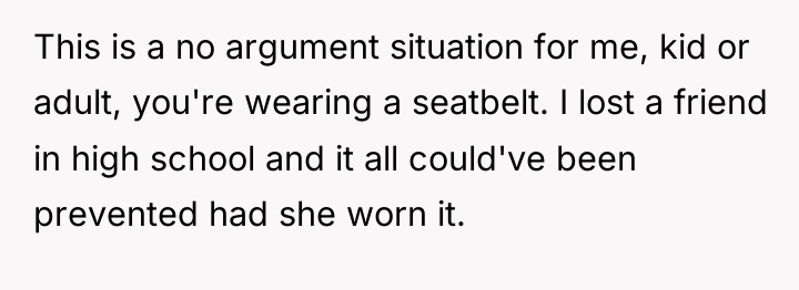 This is a no argument situation for me, kid or...