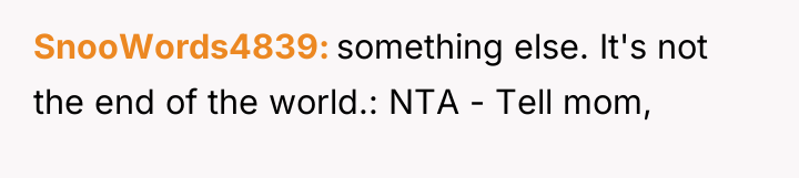 SnooWords4839 something else. It's not the end of the world.:...