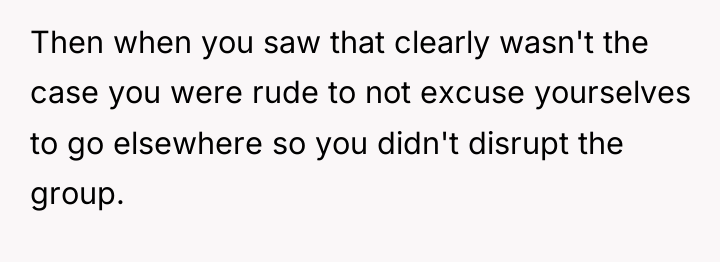Then when you saw that clearly wasn't the case you...