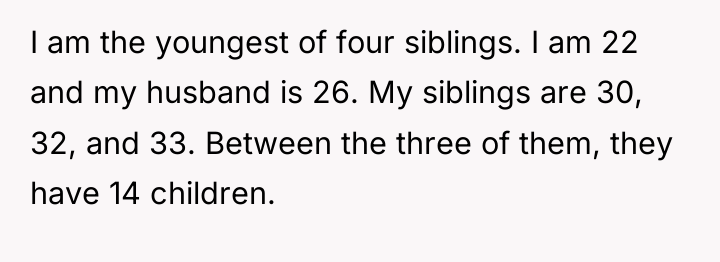 I am the youngest of four siblings. I am 22...
