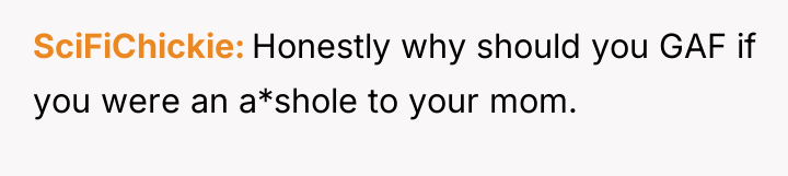SciFiChickie Honestly why should you GAF if you were an...