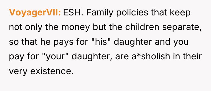 VoyagerVII ESH. Family policies that keep not only the money...