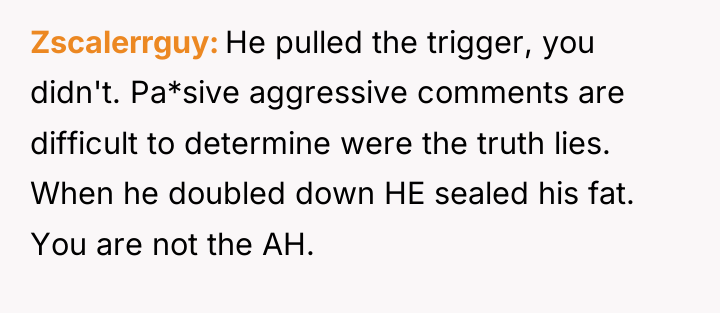 Zscalerrguy He pulled the trigger, you didn't. Pa*sive aggressive comments...