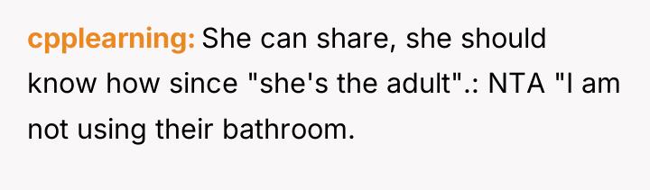 cpplearning She can share, she should know how since "she's...
