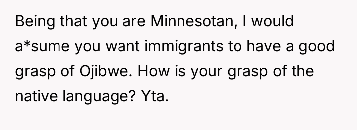 Being that you are Minnesotan, I would a*sume you want...
