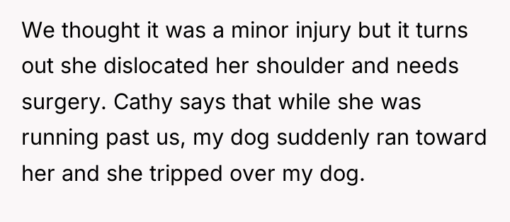 We thought it was a minor injury but it turns...