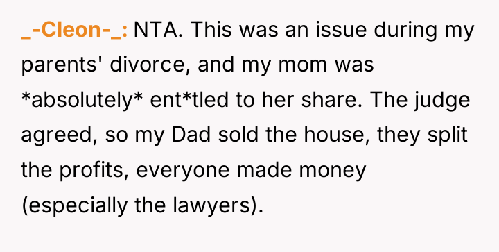 _-Cleon-_ NTA. This was an issue during my parents' divorce,...