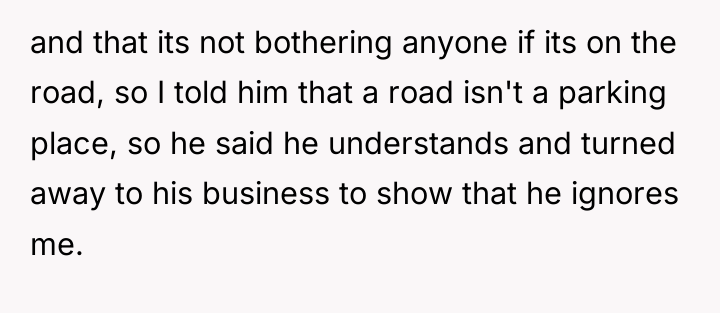 and that its not bothering anyone if its on the...