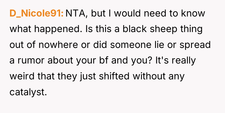 D_Nicole91 NTA, but I would need to know what happened....