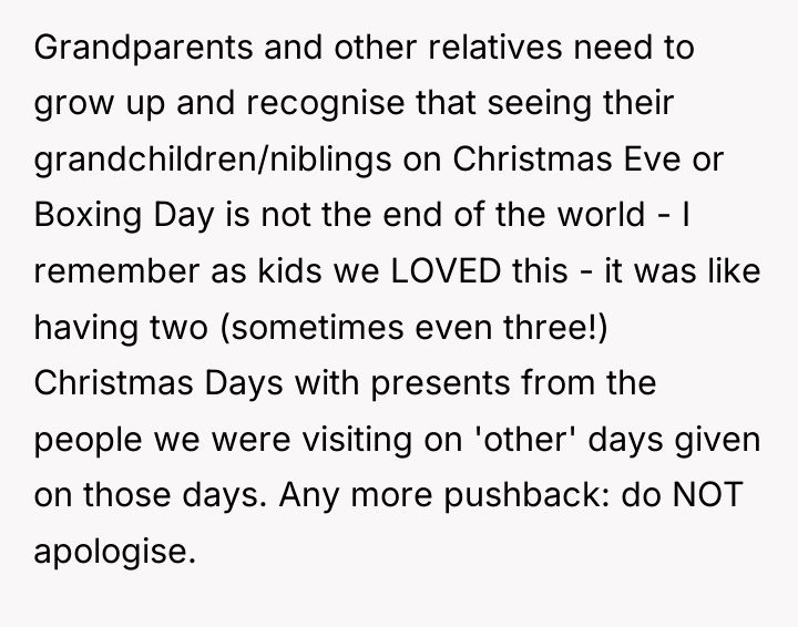Grandparents and other relatives need to grow up and recognise...