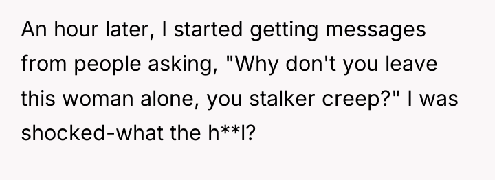 An hour later, I started getting messages from people asking,...