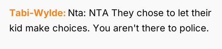 Tabi-Wylde Nta: NTA They chose to let their kid make...
