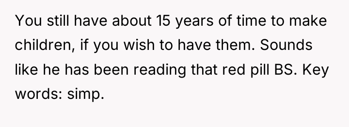 You still have about 15 years of time to make...