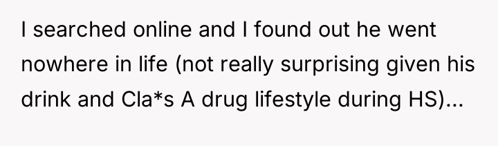 I searched online and I found out he went nowhere...