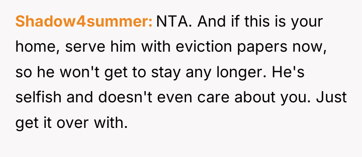 Shadow4summer NTA. And if this is your home, serve him...