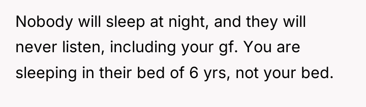 Nobody will sleep at night, and they will never listen,...