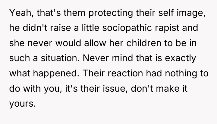 Yeah, that's them protecting their self image, he didn't raise...