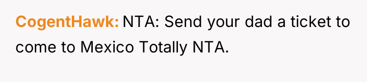 CogentHawk NTA: Send your dad a ticket to come to...