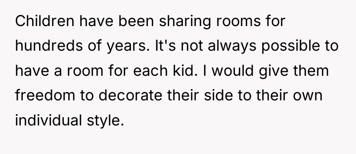 Children have been sharing rooms for hundreds of years. It's...