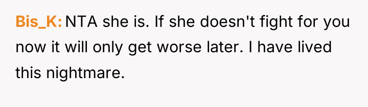 Bis_K NTA she is. If she doesn't fight for you...