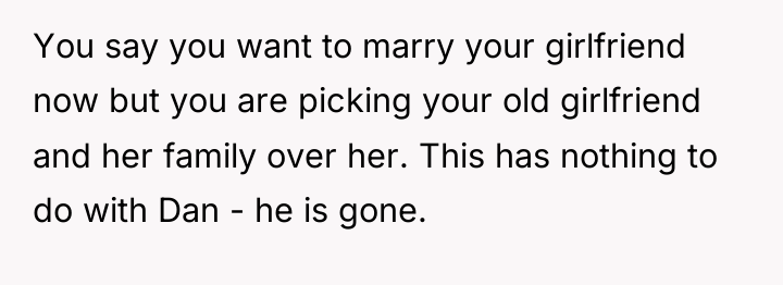 You say you want to marry your girlfriend now but...