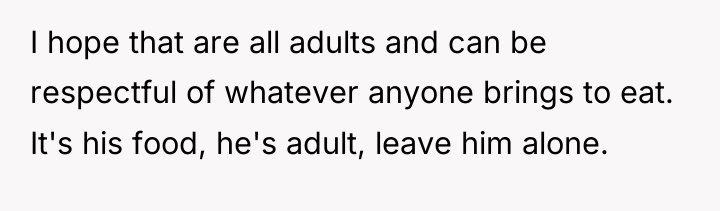 I hope that are all adults and can be respectful...