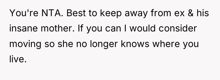 You're NTA. Best to keep away from ex & his...