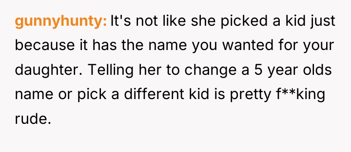 gunnyhunty It's not like she picked a kid just because...