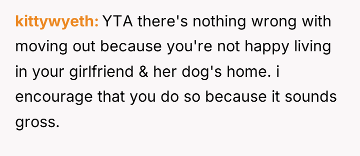 kittywyeth YTA there's nothing wrong with moving out because you're...