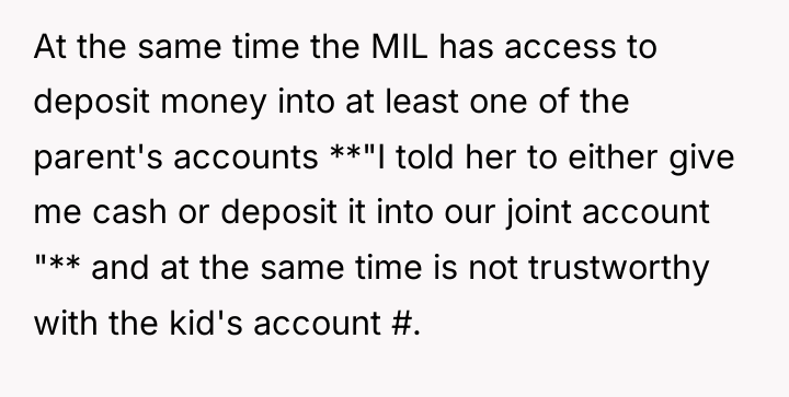 At the same time the MIL has access to deposit...