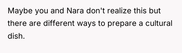 Maybe you and Nara don't realize this but there are...
